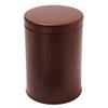 Takada Coffee Shop Made in Japan Coffee & Tea Canister, 200-250g, Moisture-Proof Steel Can with Gasket, Brown Matte