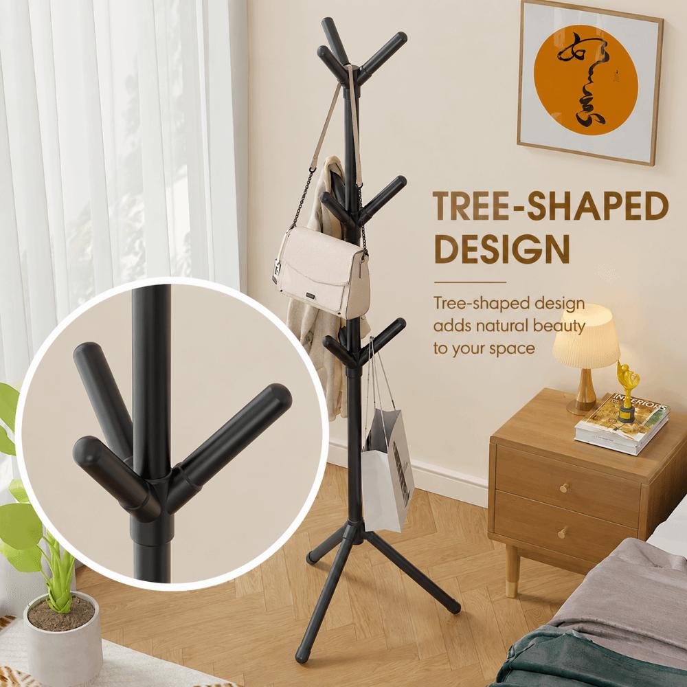 Household Coat Hanger Freestanding Coat Hanger Stand Simple Clothes Rack For Hall & Living Room