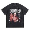 BMTH Metal Rock Band T Shirt Men Women Short Sleeve T-Shirts TheHorizon Album Post Human Nex Gen Vintage Washed T-Shirt