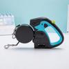 Double Automatic Puppy Dog Leash Retractable Pet Leashes for Small Medium Dogs French Bulldog Chihuahua Cat Rope mascotas Chain