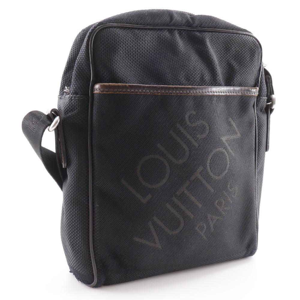 LOUIS VUITTON Sitadan NM Shoulder Bag M93223 Noir black Damier Jean Canvas mens Used