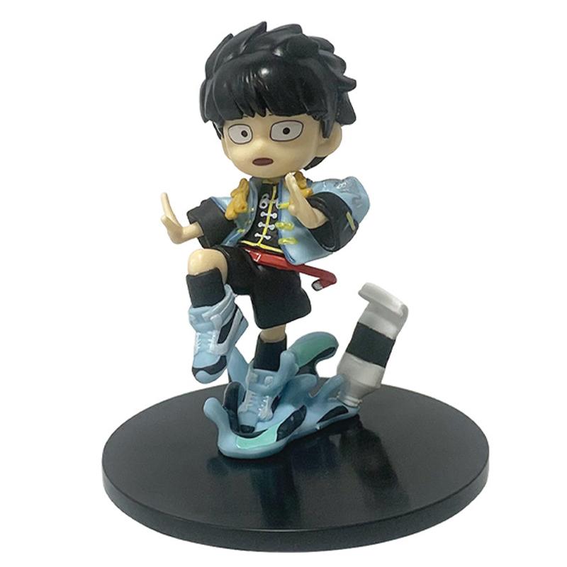 11CM Anime Mob Psycho 100 Figures Gk Reigen Arataka Q Edition Kawaii Figurine Toy Model Doll Desktop Ornaments Collectible Toys