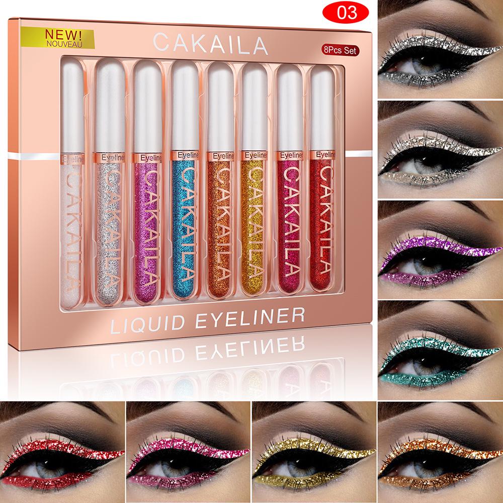 Notice: CAKAILA 8-Color Eyeliner Set - Foreign Trade Only