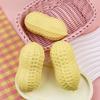 1/2/3Pcs Simulation Peanut Squeeze Toy Stress Relief Slow Rising Stretchy Peanut Sensory Toy