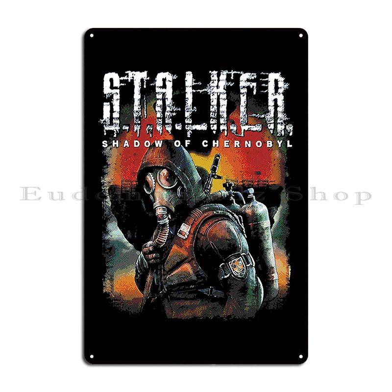 

Stalker Chernobyl Stalker Game Art Stalker 2 FPS Video Game Metal Plaque Cinema Wall Plaque Kitchen Printing Tin Sign Poster 20x30cm（7.8x11.8inch）