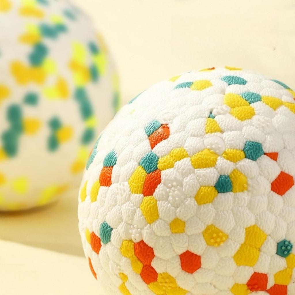 ETPU Indestructible Dog Ball, Heavy Duty Chew Ball for Aggressive Chewers, 6.5cm & 7.5cm High Bounce Fetch Toy