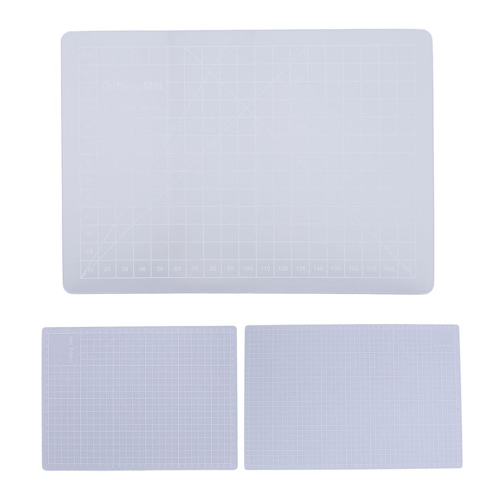 Transparent Cutting Mat Composite PVC Versatile Non Slip Pad Board for Crafting Writing Painting