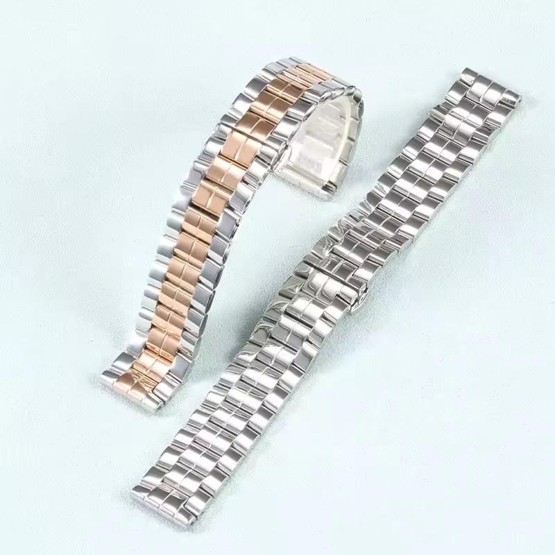 Stainles Steel Watchband Replaces Chopard For Chopard HAPPY DIAMONDS Five Drill and Seven Drill ButterflyWrist Bracele 15MM 18MM