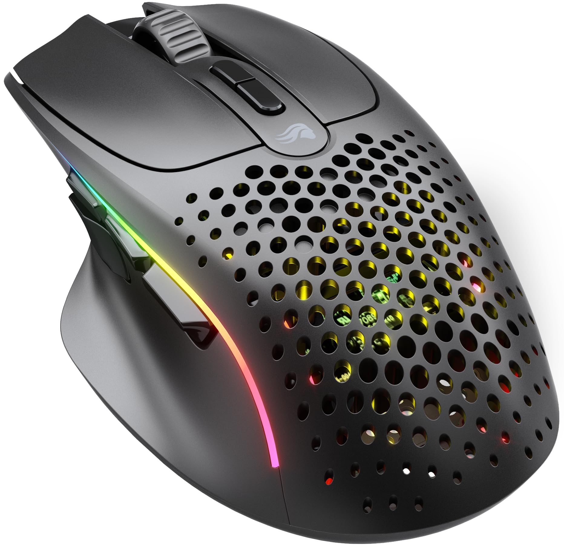

Glorious MODEL I 2 Wireless Gaming Mouse, Ultra-Lightweight (75g), Large Capacity, RGB 2.4G Wireless and Bluetooth Connections, Ergonomic, Matte