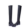High Top Long Boots For Women With Super Long Stretch Over The Knee  Autumn Pointed Scalp Boots In Large Size