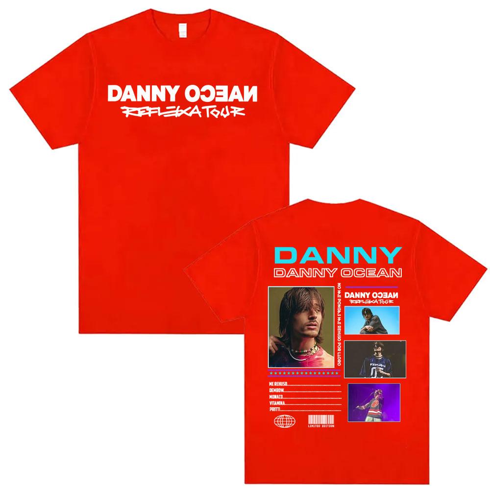 

Danny Ocean 2026 Reflexa Tour 2026 Concert T Shirt Mens Clothing Hip Hop Pop Music Summer Shirt 100 Cotton Oversized Tshirt M