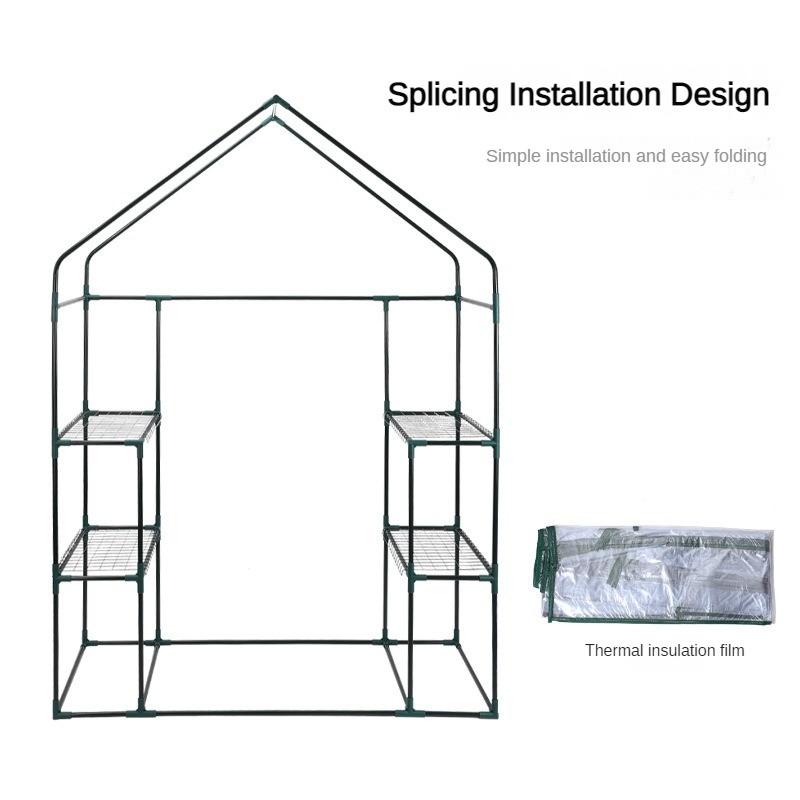 Outdoor Gardening Greenhouse Spliceable Balcony Flower Room Household Portable Plant Insulation Shed