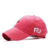 Spring new cute D fruit embroidery women's curved brim large brim outdoor baseball cap