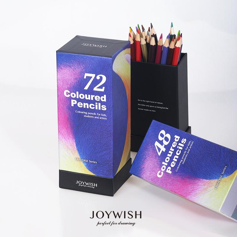 12/48/72 Colored Oil-Based & Water-Soluble Pencils/Markers Set for Drawing & Painting