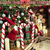 90cm Large Christmas Candy Cane Balloons for Xmas Tree Hanging Ornaments Red Crutches Inflatable Balloon Party Decor Supplies