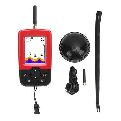 Wireless Fish Finder 2.8in Color Screen 2 To 148ft Depth Range 90 Degree Beam Angle Water Resistant