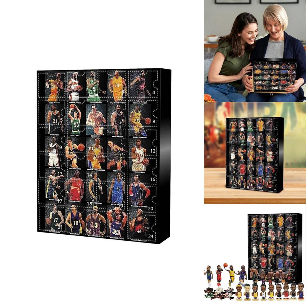 Figuras de Jogadores de Basquete em PVC para Colecionadores da NBA para Presente de Feriado e Decoração de Festa