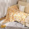 Coperta da divano - Morbida coperta da letto in maglia stile fattoria, Accogliente coperta piccola e leggera in maglia con nappe per donna, Decorazione per la casa, Letto, Sedia,
