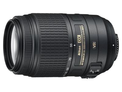 Nikon Objectif téléobjectif zoom DX NIKKOR ED VR Pour format Nikon DX uniquement AF-S 55-300 mm f/4,5-5,6G