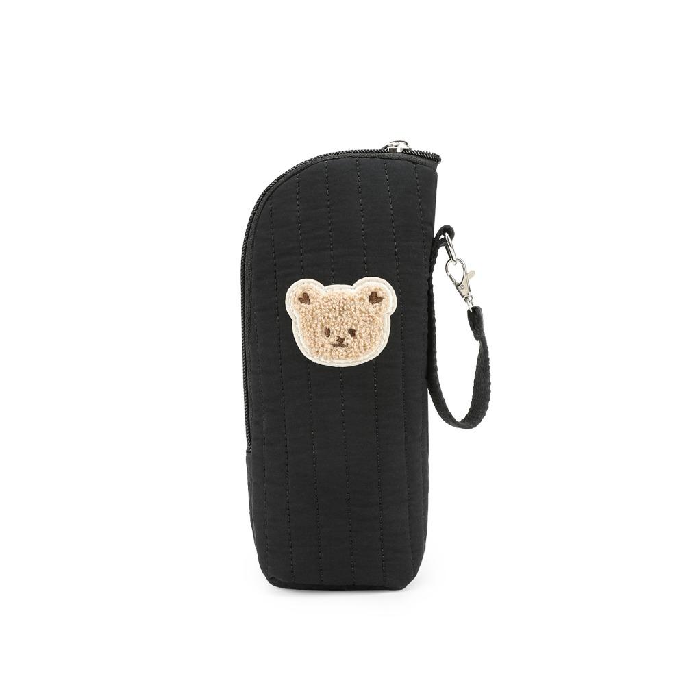 

Bear Breastmilk Cooler Bag Insulated Milk Bottle Warmer New Baby Bottle Cooler for Daycare Outdoor чорний