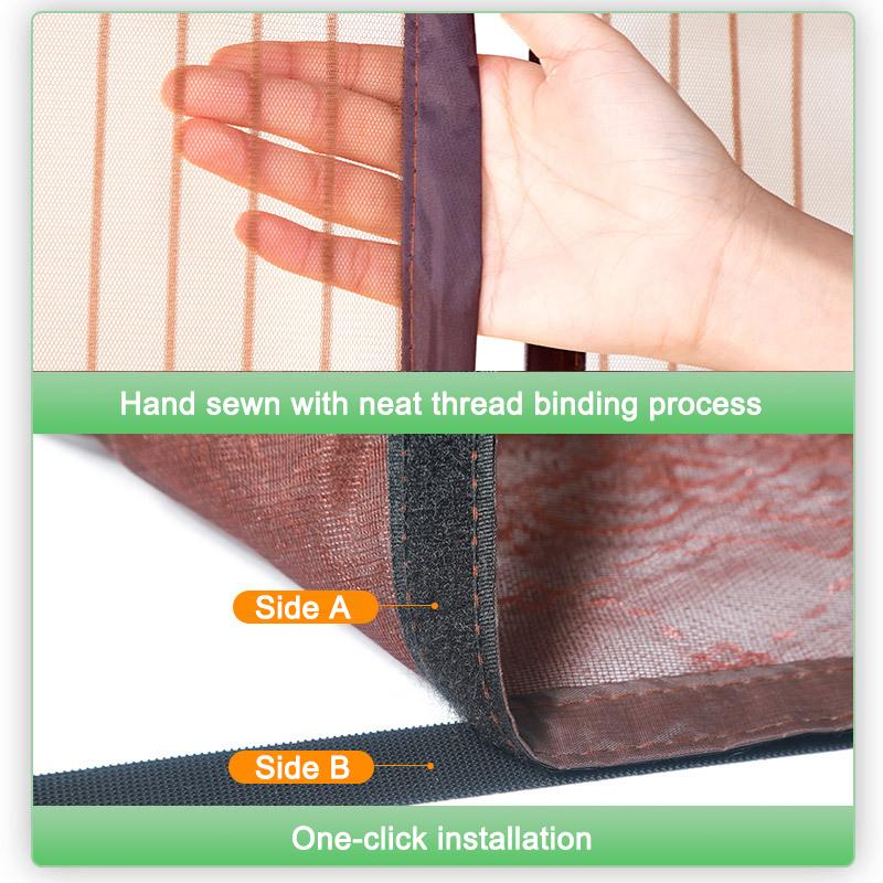 2024 Summer Mosquito Net Door Screen Curtain Anti Insect Kitchen Curtains Door Window Screen Magnetic Mesh Curtain