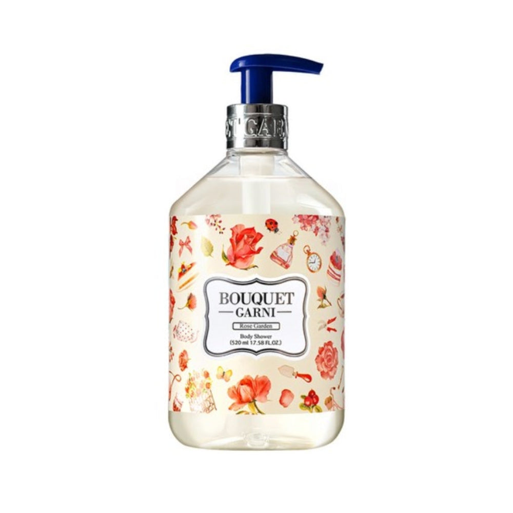 Bouquet Garni Rose Garden Body Shower 520ml*1Pc/2Pcs