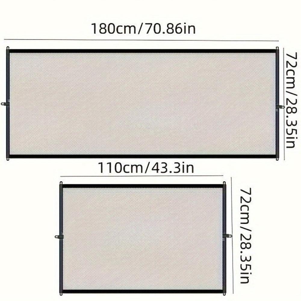 Pet Dog Pet Isolated Network Folding Dog Safety Fence New Mesh Stairs Gate  for Puppy Cats