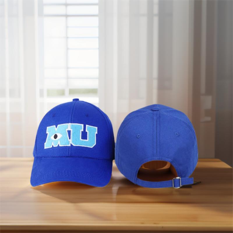 Nouvelle Mode Haute Qualité Casquette de Baseball Pour Hommes Femmes Broderie MU Monster University Snapback Chapeaux de Soleil Bleu Hip Hop Bonnet Gorra