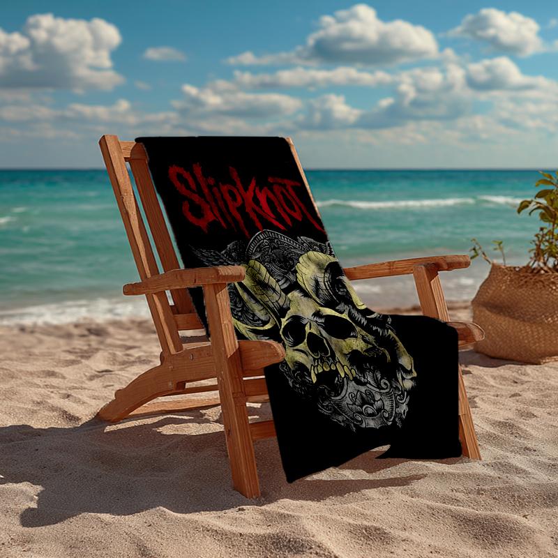 Slipknot Mode Strandtuch: Ideal für Sommerabenteuer Weich, saugfähig und schnell trocknend geeignet zum Schwimmen und Baden