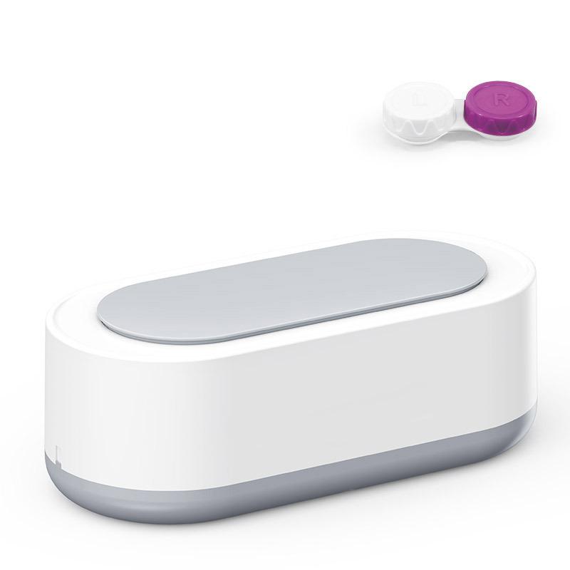 Brillenreinigungsmaschine Klein Haushalt Zahnspangen Schmuck Uhr Zahnersatz Tragbarer Reiniger Rosa