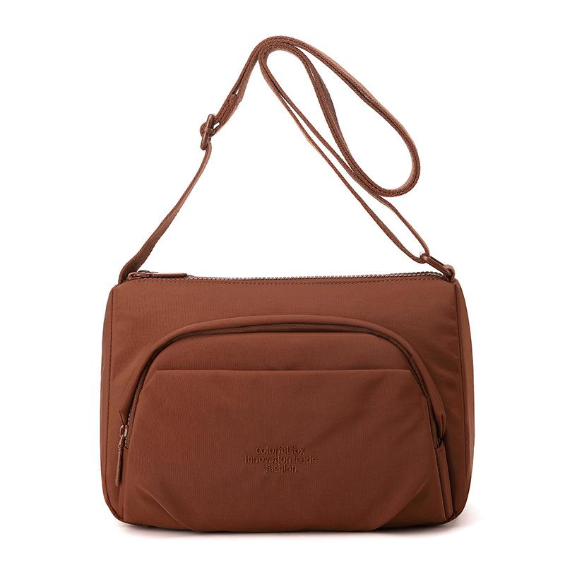 Small square bag, multi-layer women's messenger bag, casual mobile phone bag, nylon bag, women's bag, shoulder bag.