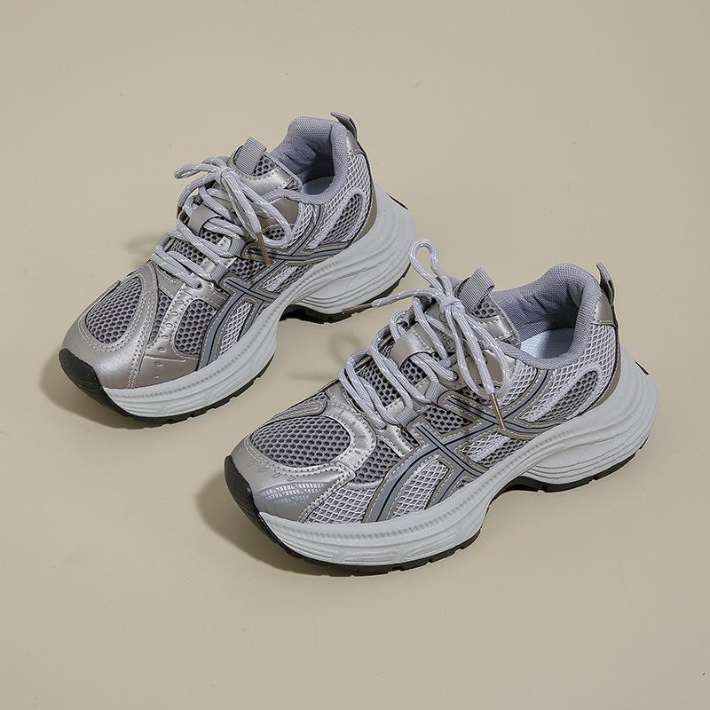 Summer New Breathable Dad Shoes Female Student Casual Shoes Female Platform Running Women's Shoes 8