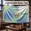 Personalisierte Flanell-Kuscheldecke Rapid Wien FC Muster Warme Heimdekoration