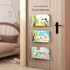 Punch-Free Wall-Mounted Acrylic Bookshelf for Children's Picture Books