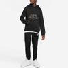 Nike Sweat à capuche imprimé logo lettre pour enfants Noir DX5087-010