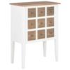 Day and Night - Day and Night White Solid Wood Sideboard 54x30x80 Cm