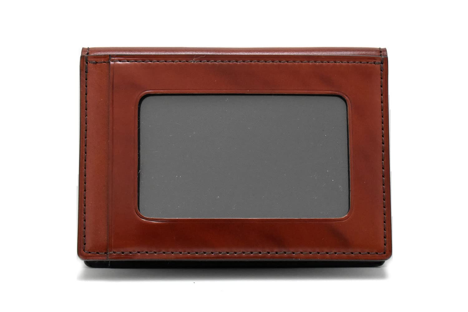 

Prairie Men s Natural Cordovan Pass Case, Dark Brown