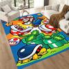 Super Mario Pattern Square Rugs Are a Great Choice for Living Rooms, Bedrooms, Home Décor, and As Gifts.