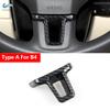 Accessoires de Voiture en ABS Cache-Volant Garniture Pour VW Golf 6 MK6 Passat B7 Jetta Bora CC Tiguan Caddy Touran Motif Fibre de Carbone