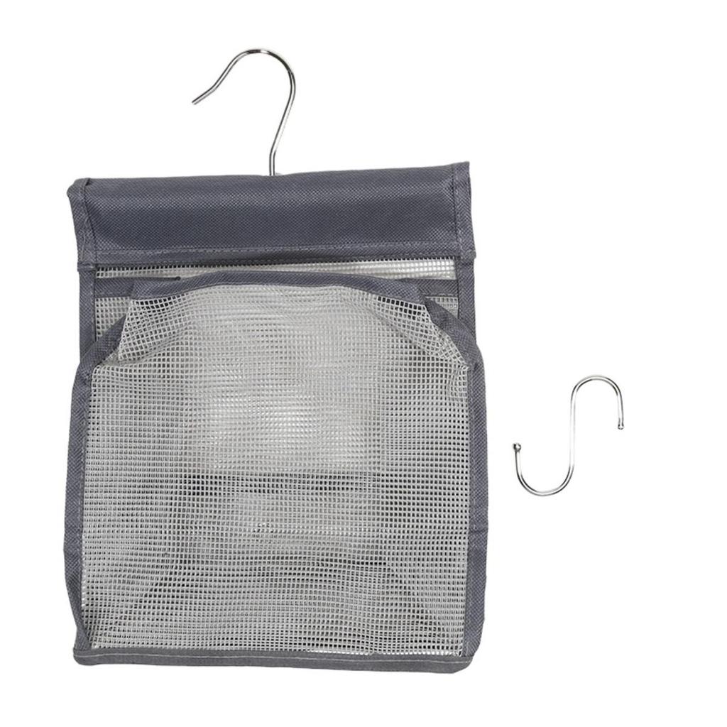 Hanging Toiletry Kits PVC Mesh Hanging Bag Portable Quick Drying Shower Storage Bag Wall Mounted Cosmetics Toiletries Organizer