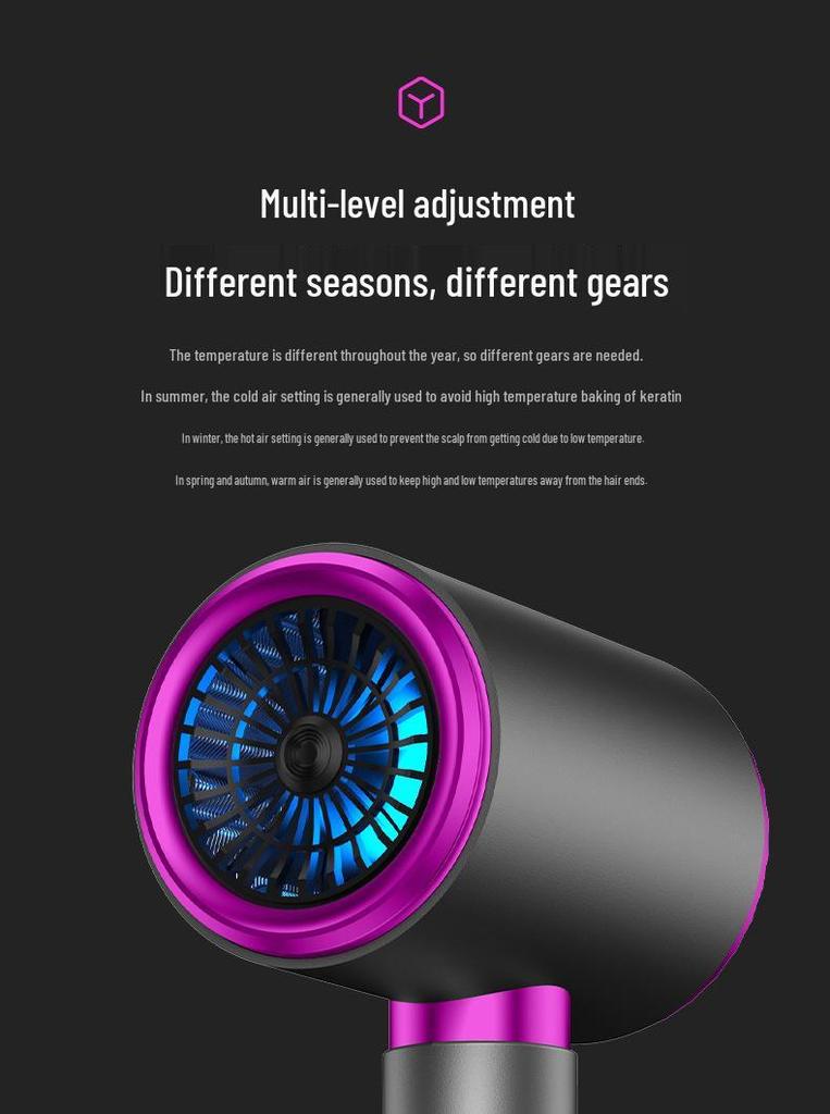 High-Speed Ionic Hair Dryer for Salon & Home Use