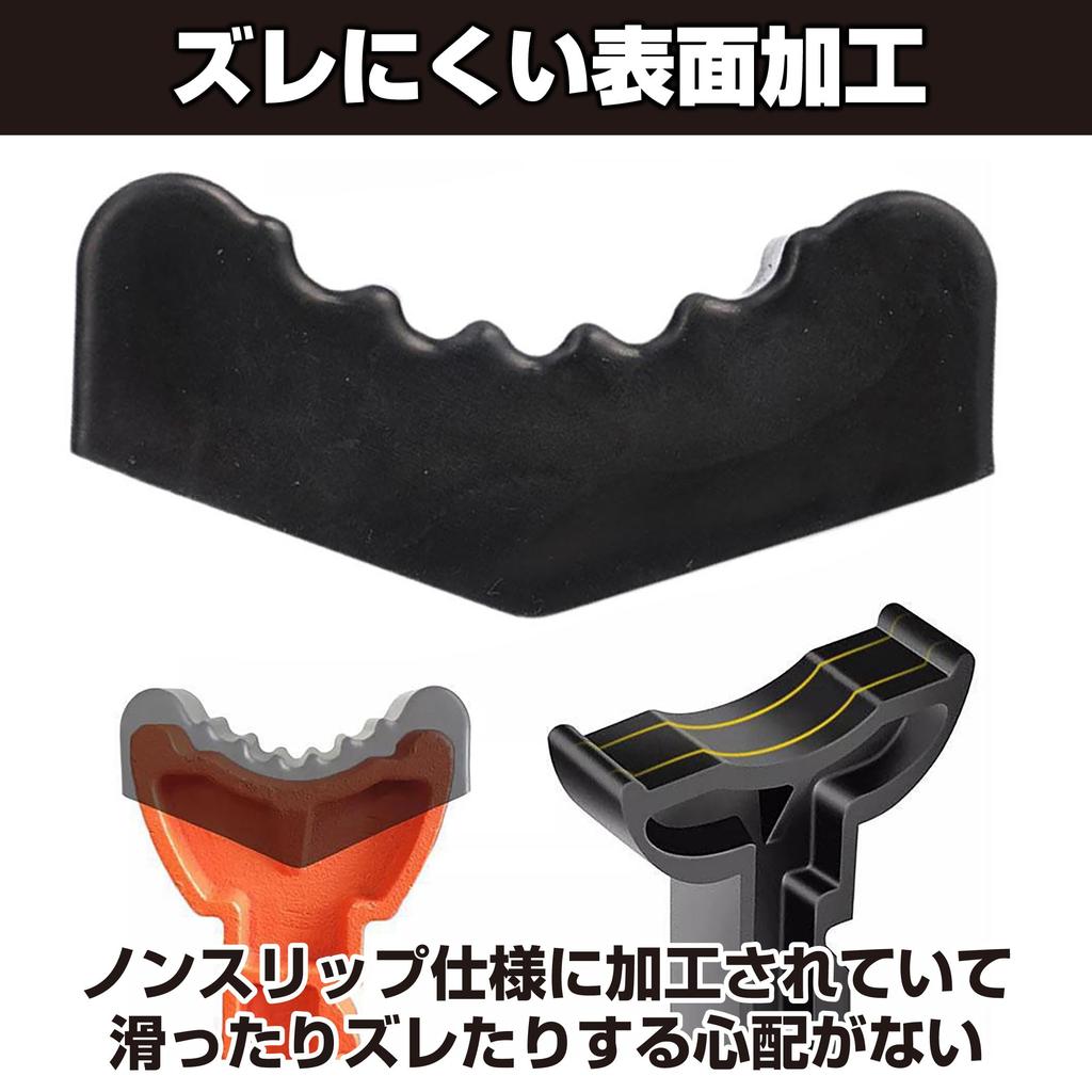 Felimoa Jack Pad Non-Slip Slot Frame Adapter Set of 4