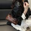 Elegant Y2k Underarm Bag Pu Leather Spicy Girls Handbag Street Belt Buckle Shoulder Bag  Outdoor