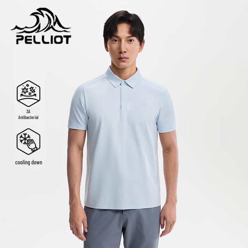 Pelliot Men's Short-Sleeve Sport Polo Shirt