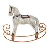 Rocking Horse Ornament Vintage Decorative Table Decoration Resin Iron Bookshelf Decor