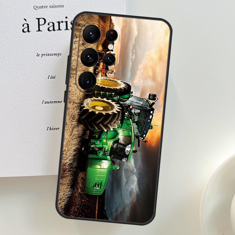 Pouzdro na telefon Samsung Galaxy S26 Ultra S25 S24 S23 S21 S22 Ultra S10 S20 Plus S25 FE s motivem zemědělského traktoru