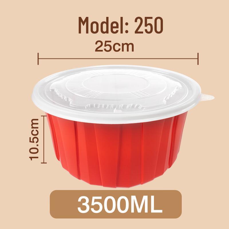 Handon Disposable Wheat Straw Meal Bowls with Lids