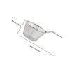 Folding Fry Basket Stainless Steel with Heat Resistant Handle for Fried Food Separation Ideal for Chips Meats Wonton Frying At