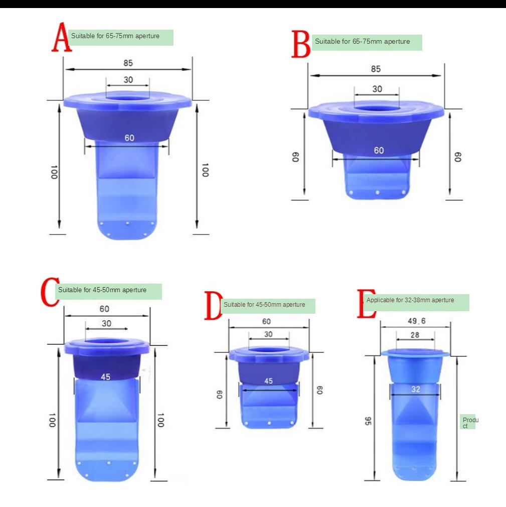 Odor-Proof Bathroom Silicone One-Way Drain Valve Leak Core for Sink Drain Water Pipe Sewer Inner Drain