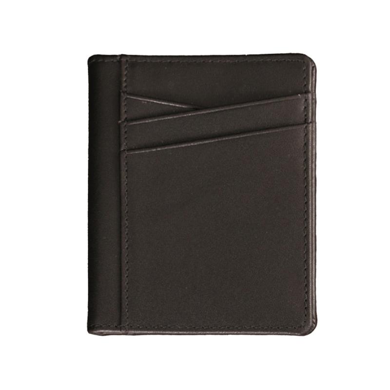Slim Minimalist Leather Card Holder Genuine Leather Card Wallet Slim Line Thin Mini Small Rfid License Id Card Holder